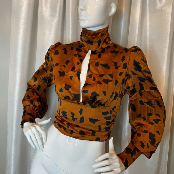 💥NEW - LEOPARD BLOUSE - Picture 2 of 6
